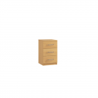 ravenna 3 drawer bedside cabinet