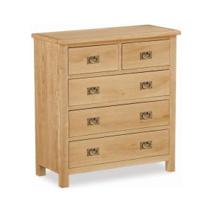 Salisbury Lite Oak 2 Over 3 Drawer Chest