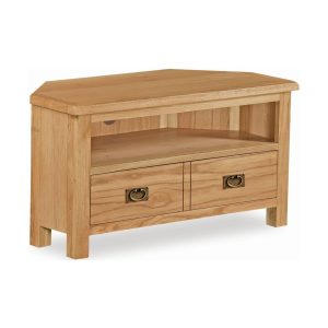 Salisbury Lite Oak Corner TV Unit