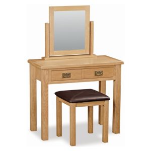 Salisbury Lite Oak Dressing Table Set