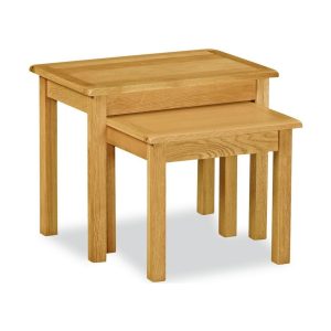 Salisbury Lite Oak Nest of 2 Tables