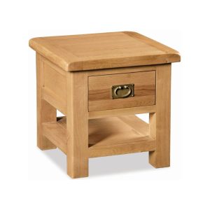 Salisbury Oak 1 Drawer Lamp Table