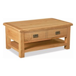 Salisbury Oak 2 Drawer Large Coffee Table