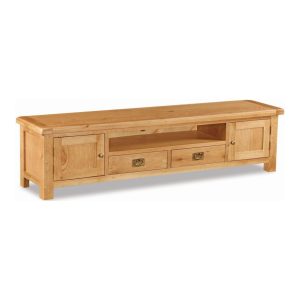 Salisbury Oak Large Low Line TV Unit
