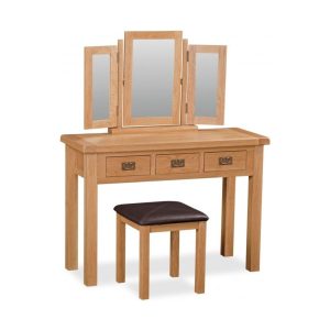 Salisbury Oak Stool Dressing Table