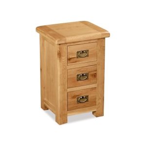 Salisbury Oak Wide Bedside Cabinet