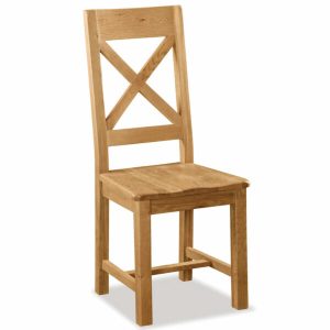 Salisbury Cross Back Wooden Dining Chair