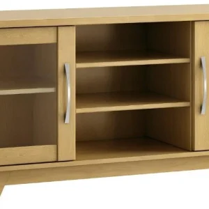 Litchfield Oak Entertainment Cabinet