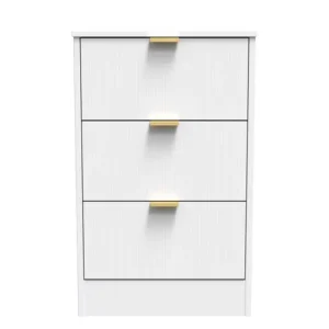 Nashville 3 Drawer Bedside